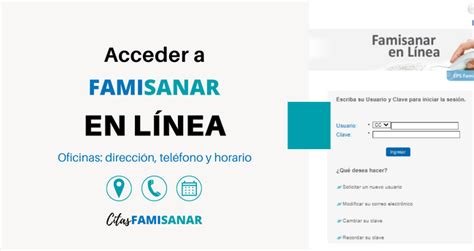 famisanar en linea.|Famisanar en Linea